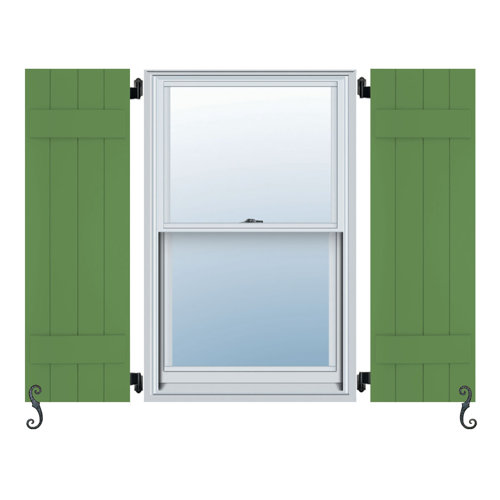 AtlanticPremiumShutters Two Batten Board And Batten Shutters 12'' x 60